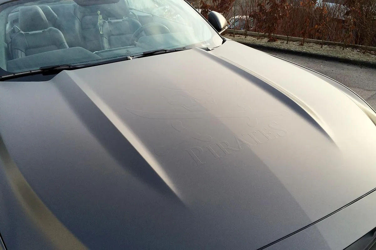 Folierung Ford Mustang in Diamond Black Metallic Matt von PWF, Bild 2