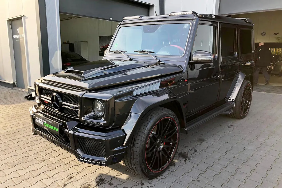 Lackschutzfolie Mercedes G800, Bild 4