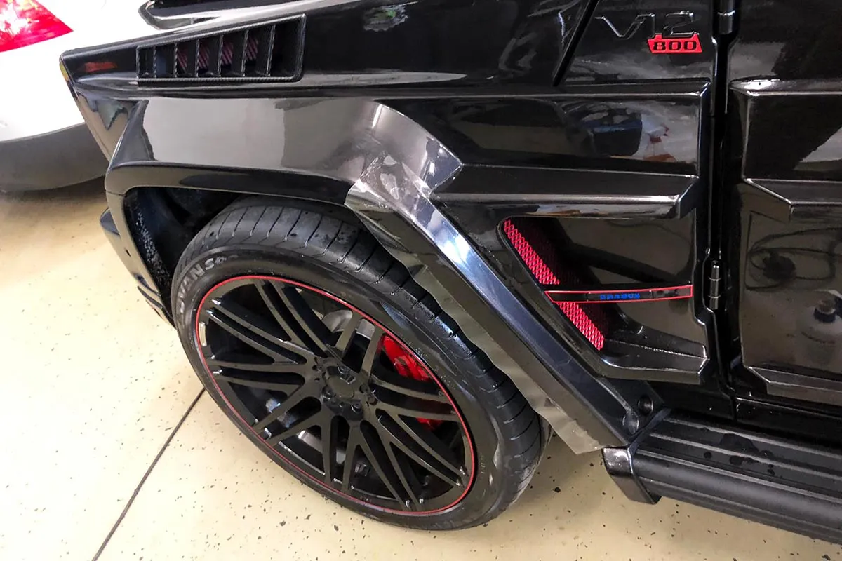 Lackschutzfolie Mercedes G800, Bild 1