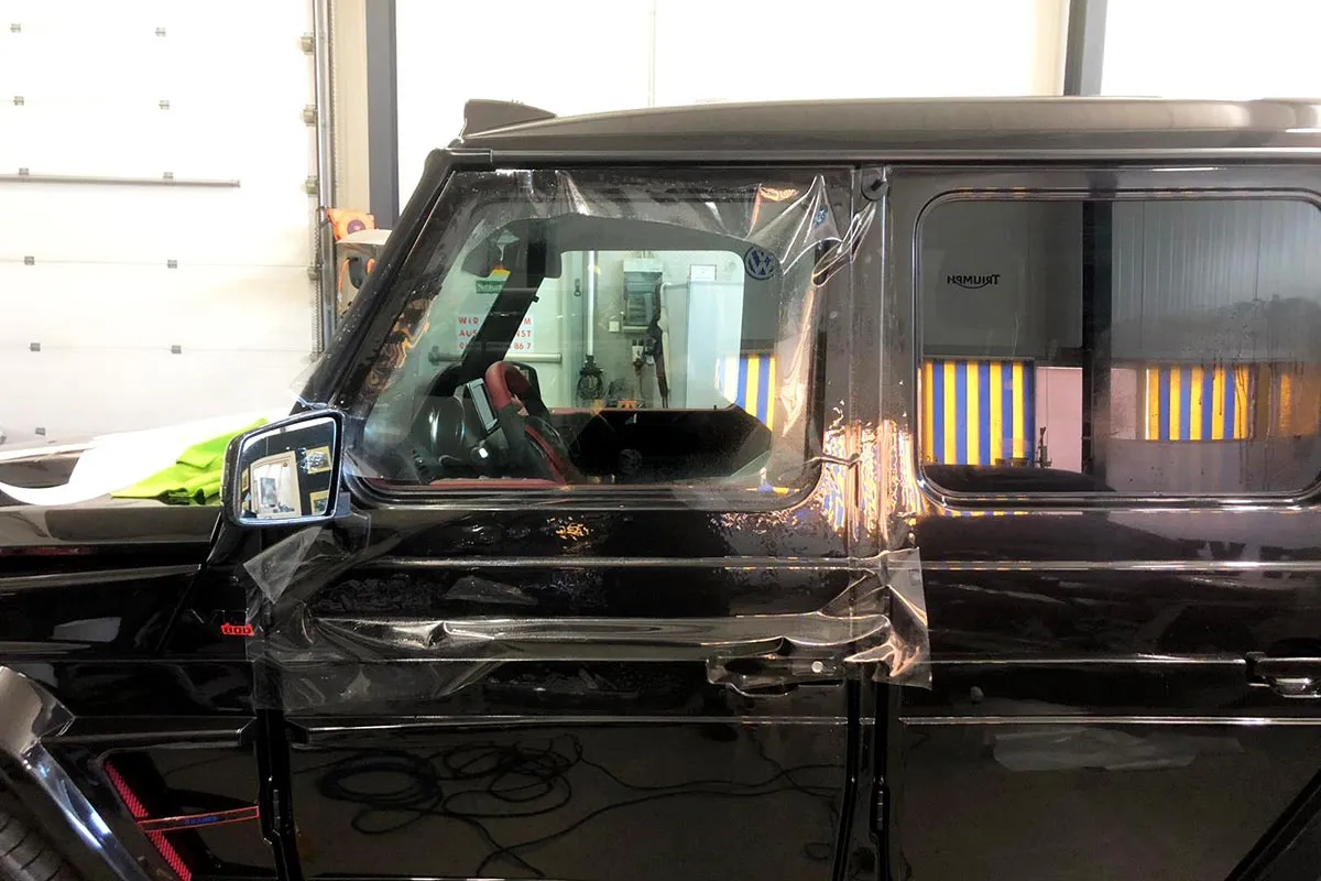 Lackschutzfolie Mercedes G800, Bild 2
